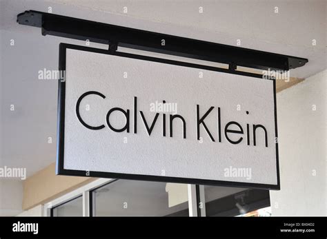 Calvin Klein sign